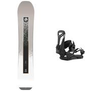 Salomon Snowboard - Packs (snowboard + fix) - Snowboard all-mountain - Pack Sight 2026 pour Homme - Gris Gris 147 cm,150 cm,155W cm