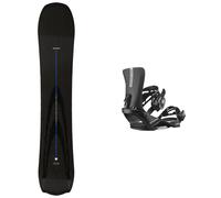 Salomon Snowboard - Packs (snowboard + fix) - Snowboard freeride - Pack Fastlane 2027 en Bois - Noir Noir 153 cm,157 cm,160 cm,163 cm
