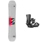 Salomon Snowboard - Packs (snowboard + fix) - Snowboard freestyle - Pack Huck Knife 2027 en Bois - Gris Gris 149 cm,153 cm,156 cm,156W cm,159 cm,159W cm,162 cm