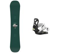 Salomon Snowboard - Packs (snowboard + fix) - Snowboard freestyle - Pack Sleepwalker Grom 2027 en Bois - Noir Noir 133 cm,138 cm,143 cm,145 cm,145W cm