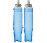 Salomon Soft Flask 500ml 17oz, Flacon Flexible et Confortable avec Valve à Haut débit et Prise Ergonomique, se rétracte au Fur et à Mesure Que Vous Buvez Pendant la Course (Lot de 2)