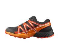 Salomon Speed Cross Junior, Noir/Cherry, Chaussures de randonnée polyvalentes pour Le Confort, idéales pour Les randonnées et Le Trail Running Lors d'aventures en Plein air. 3.8