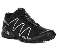 SALOMON Speedcross 3 Rapide Laçage Hike Femmes Trainer en Noir Argent UK 4 - 7