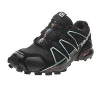 Salomon Speedcross 4 Gore-Tex Chaussures de Trail Running pour Femme, Imperméables, Maintien Précis du Pied, Confort Anti-intempéries, Black, 39 1/3