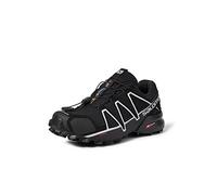 Salomon Speedcross 4 GTX Chaussures De Trail Running Imperméables Homme, Noir (Black/Black/Silver Metallic-X), 47 1/3 EU