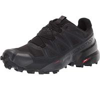 Salomon Speedcross 5 Gore-tex, Chaussures Lmperméables de Trail Running pour Homme, Protection Anti-Intempéries, Accroche Agressive, Fit Précis, Black Black Phantom, 43 1/3 EU