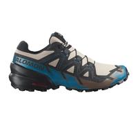 Salomon - Speedcross 6 - Chaussures de trail - EU 43 1/3 - Regular - oxford tan / black / mykonos blue
