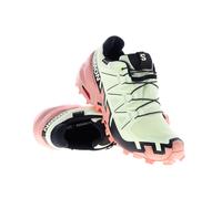 Salomon - Chaussures de trail en GORE-TEX - Speedcross 6 GTX W Lime Cream / Mahogany Rose / Black pour Femme - Taille 4,5 UK - Vert Vert 4,5 UK