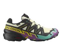 Salomon - Chaussures de trail en GORE-TEX - Speedcross 6 GTX M Transparent Yellow/Black pour Homme - Taille 8 UK - Beige Beige 8 UK