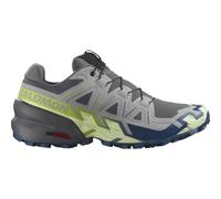 Salomon Chaussures Speedcross 6 Homme Gris foncé/Vert Taille 40