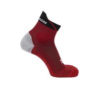 Chaussettes Salomon Speedcross Ankle rouge - S