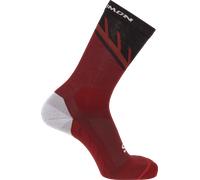 Chaussettes salomon speedcross crew rouge noir