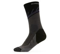 Chaussettes Salomon Speedcross Crew gris foncé - M