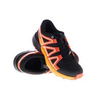 Salomon Speed Cross Junior, Noir/Cherry, Chaussures de randonnée polyvalentes pour Le Confort, idéales pour Les randonnées et Le Trail Running Lors d'aventures en Plein air. 3.5
