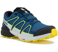 Salomon - Kid's Speedcross Waterproof - Chaussures de trail - EU 36 - dark navy / dark blue / blazing yellow