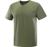 Salomon - T-shirt de randonnée polyvalent - Trackline SS Tee M Grape Leaf pour Homme - Taille XL - Vert Vert XL