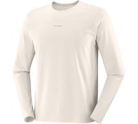 Salomon - T-shirt de randonnée stretch à manches longues - Trackline LS Tee M Silver Cloud pour Homme - Taille XL - Gris Gris XL