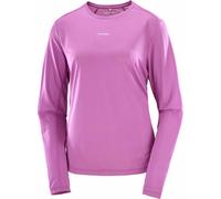 Salomon - T-shirt de running léger et à séchage rapide - Shakeout Core LS Tee W Iris Orchid pour Femme - Taille L - Violet Violet L