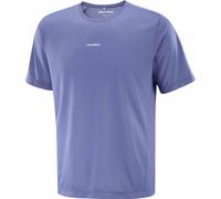 Salomon - T-shirt de running léger et à séchage rapide - Shakeout Core SS Tee M Marlin pour Homme - Taille M - Violet Violet M