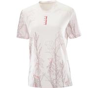 Salomon - T-shirt de running stretch et léger - S/Lab Ultra Tee Aop W Lilac Ash pour Femme - Taille XS - Beige Beige XS