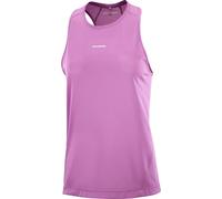 Salomon - T-shirt de running stretch et respirant sans manches - Shakeout Core Tank W Iris Orchid pour Femme - Taille S - Violet Violet S