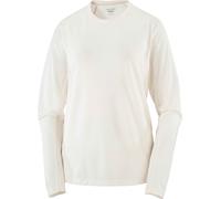 Salomon - T-shirt manches longues doux et respirant - Shakeout Core LS Tee W Whisper White pour Femme - Taille S - Beige Beige S