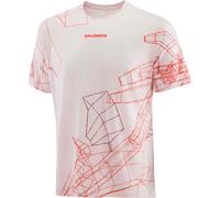 Salomon - T-shirt respirant et léger - S/Lab Speed Tee M Lilac Ash pour Homme - Taille S - Beige Beige S
