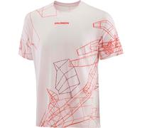 Salomon - T-shirt respirant et léger - S/Lab Speed Tee M Lilac Ash - Taille L - Beige Beige L