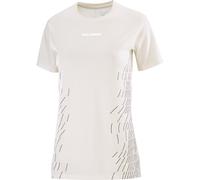 SALOMON - T-shirts & Débardeurs trail running - T-shirt Femme Sense Aero Gfx Whisper White - Tee Shirt Mc | Salomon - M - female M