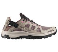 Chaussures Salomon Techamphibian 5 vert pâle bordeaux femme - 40