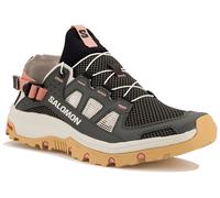 Salomon - Chaussures amphibies polyvalentes - Techamphibian 5 W Peat / Rainy Day / Hyma Pink pour Femme - Taille 7 UK - Marron Marron 7 UK