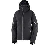 SALOMON The Brilliant Jacket W Veste Femme, Noir/Blanc, S