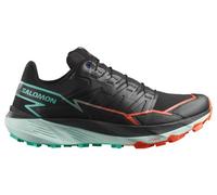 Salomon - Chaussures de trail - Thundercross Black/Cherry Tomato/Electric Green pour Homme - Taille 11 UK - Noir Noir 11 UK