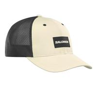 Salomon Trucker Casquette incurvée unisexe, Trail Running, Randonnée, Marche Velo,Style audacieux, Polyvalence, Respirabilité et confort, Beige, L/XL