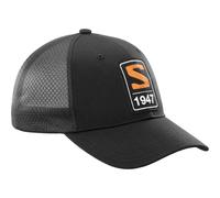 Salomon Trucker Casquette Unisexe, légère et Respirante, Parfaite pour la Course à Pied, Randonnée, Running et Marche, Deep Black, L/XL