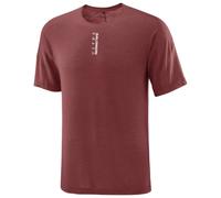 Salomon - Ultra Short Sleeve Tee - T-shirt de running - S - syrah