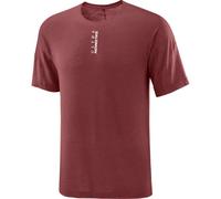 T shirt running salomon ultra all day all mountain rouge homme