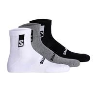 Salomon Unisexe Quartersocken, 3er Paquet - Everyday Cheville,Éponge,Stütz-zone