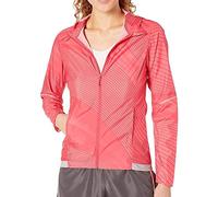 Salomon, Veste Coupe-Vent pour Femme, AGILE WIND PRINT HOODIE W, Jersey, Rose (Calypso Coral), Taille : S, LC1157700