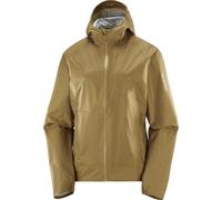 Salomon - Veste de protection légère et imperméable - Bonatti WP Jkt W Brilliant Olive pour Femme - Taille S - Kaki Kaki S