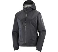Salomon - Veste de protection légère et imperméable - Bonatti WP Jkt W Deep Black pour Femme - Taille L - Noir Noir L