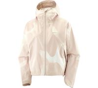 Salomon - Veste de randonnée imperméable et coupe-vent - Outscape 2L Short Jkt P W Silver Cloud pour Femme - Taille XS - Gris Gris XS