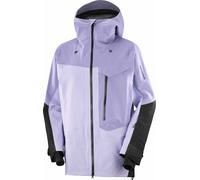 Salomon - Veste de ski en GORE-TEX ePE - Moon Patrol GTX Jkt M Blue Granite/Cosmic Sky/Deep Black pour Homme - Taille S - Violet Violet S
