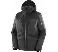 Salomon - Veste de ski imperméable et chaude - Spark Jacket M Deep Black pour Homme - Taille S - Noir Noir S