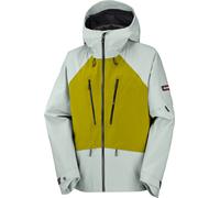 Salomon - Veste de ski imperméable et respirante - Venom FZ Jkt Wrought Iron Cardamon Seed pour Homme - Taille M - Vert Vert M