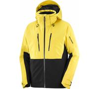 Salomon - Veste de ski isolante et légère en PrimaLoft® - Brilliant 2.0 Jacket M Cress Green/Deep pour Homme - Taille L - Jaune Jaune L
