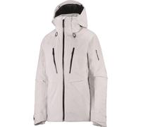 Salomon - Veste de ski isolante et légère en PrimaLoft® - Brilliant 2.0 Jacket W Silver Cloud - Taille S - Blanc Blanc S
