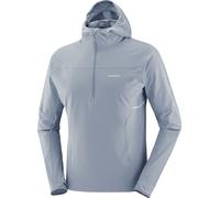 Salomon - Veste de trail coupe-vent - Sense Aero Hybrid HZ Hd M Trade Winds pour Homme en Softshell - Taille XL - Gris Gris XL