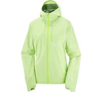 Salomon - Veste de trail légère, imperméable et coupe-vent - Bonatti Pro Jkt W Butterfly pour Femme - Taille M - Vert Vert M