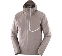 Salomon - Veste imperméable et coupe-vent - Bonatti Trail Jkt M Iron pour Homme - Taille L - Marron Marron L